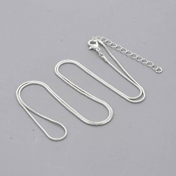 Brass Square Snake Chain Necklace Making