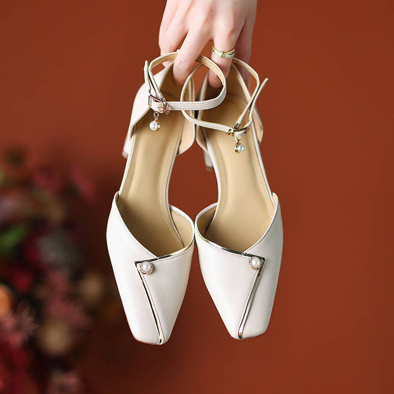 CHIKO Josiane Square Toe Block Heels Pumps Shoes