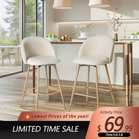 【DEAL】Homy Casa Bar Stools Set of 2, 26\