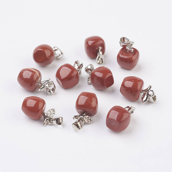 Natural Red Jasper Pendants