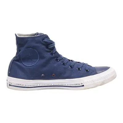 CONVERSE High Top Trainers Blue Canvas Womens UK 7