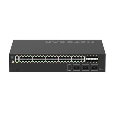 Netgear GSM4248UX-100NAS | M4250 Series M4250-40G8XF-PoE++ 40 x RJ-45 Ports PoE++ 1000Base-T + 8 x SFP+ Ports Layer 3 Managed...