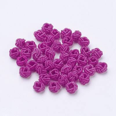 Nylon Cord Woven Beads