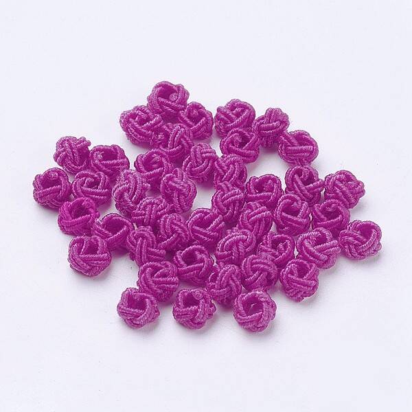 Nylon Cord Woven Beads