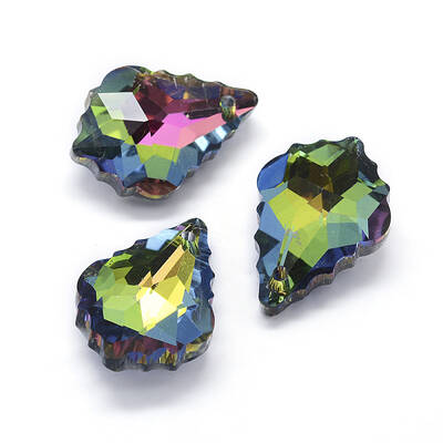 Faceted Glass Pendants