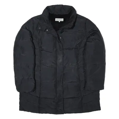 CALVIN KLEIN Puffer Jacket Black Womens XL
