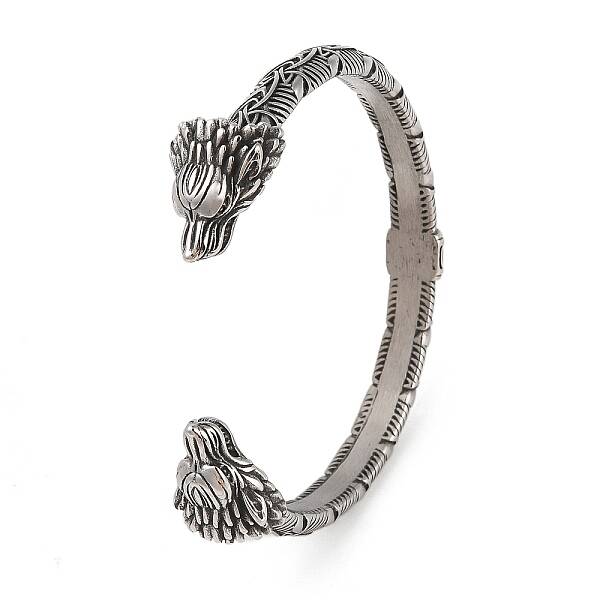 Viking 304 Stainless Steel Open Cuff Bangles for Men