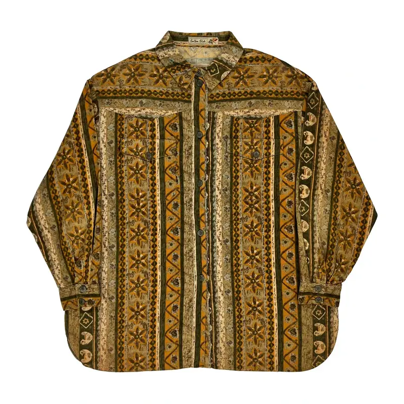 Cotton Club Cord Shirt - 2XL Multicoloured Cotton