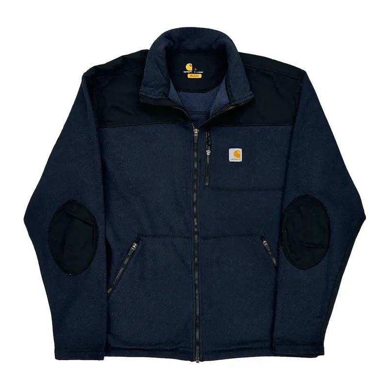 Carhartt Fleece Jacket - XL Navy Polyester