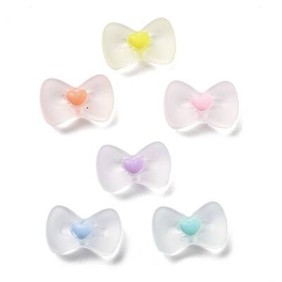 Frosted Transparent Acrylic Beads