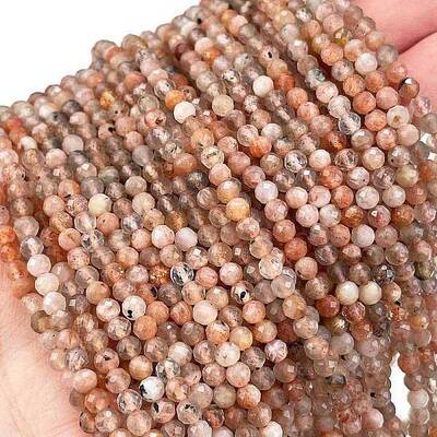 Natural Sunstone Beads Strands
