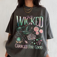 Comfort Colors Wicked Change For Good Shirt, Defy Gravity Broomstick Magic Wand, Wizard Movie Fan Shirt, Wicked Musical Fan G...