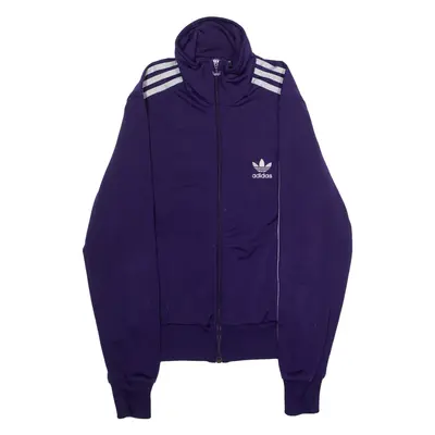 ADIDAS ORIGINALS Womens Track Jacket Purple UK 8