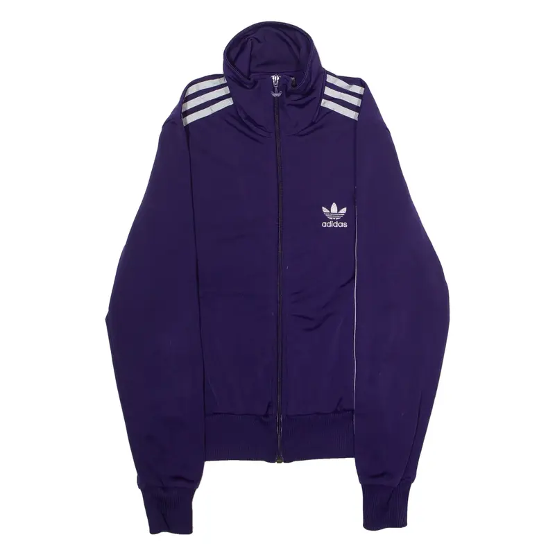 ADIDAS ORIGINALS Womens Track Jacket Purple UK 8