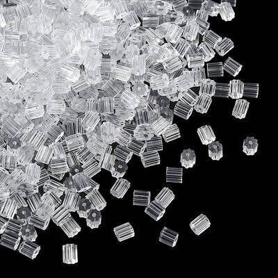 500Pcs Plastic Ear Nuts