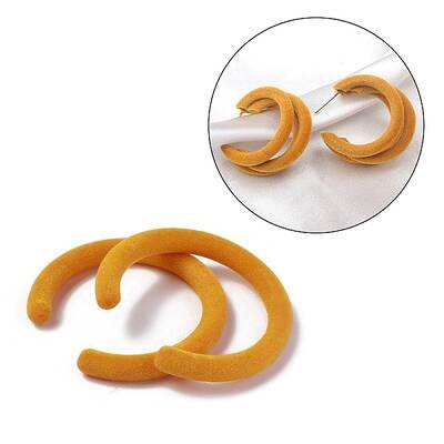 Flocky Acrylic Beads