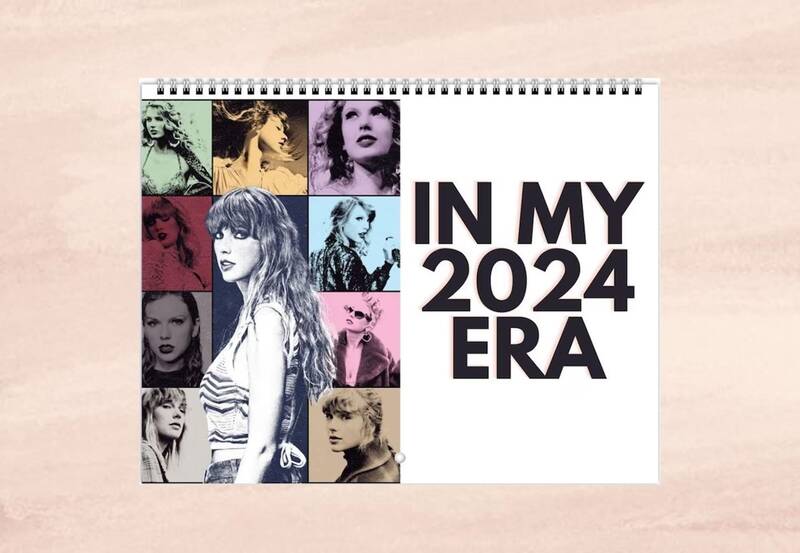 In 2024 Calendar, Taylor Swift Version Inspired 2024 Calendar, Taylor Swift Version Merch, 2024 Wall Calendar, Taylor Swift I...