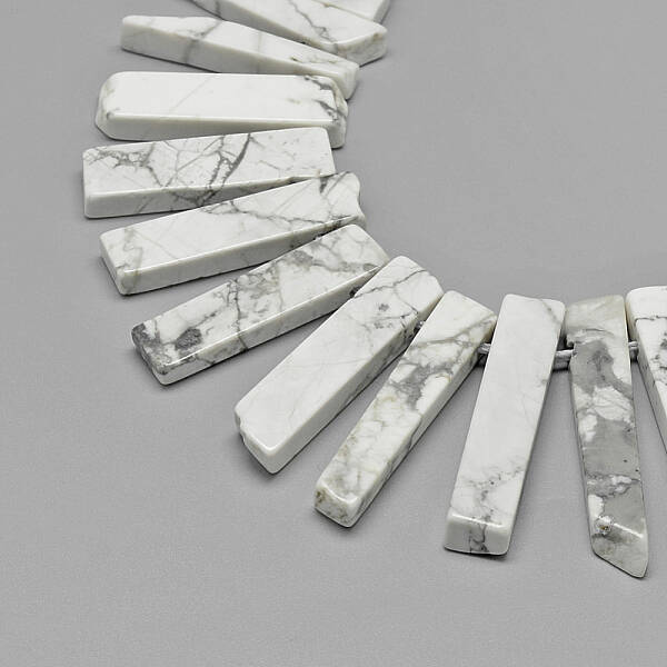 Natural Howlite Beads Strands
