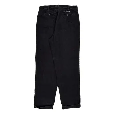 Chaps Ralph Lauren Cord Trousers - 34? Waist Black Cotton | Size: 34″ waist