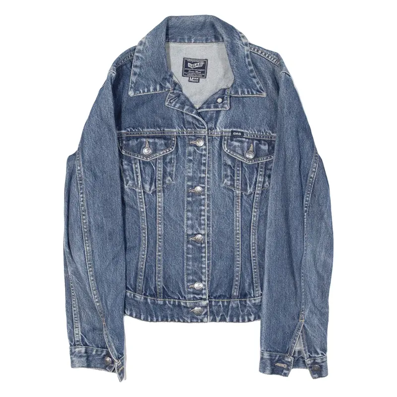 GAS Denim Jacket Blue Womens M