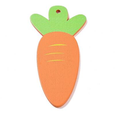Easter Theme Single Face Printed Wood Pendants