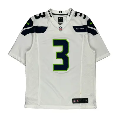 Seattle Seahawks Nike Nfl Jersey - Medium White Polyester