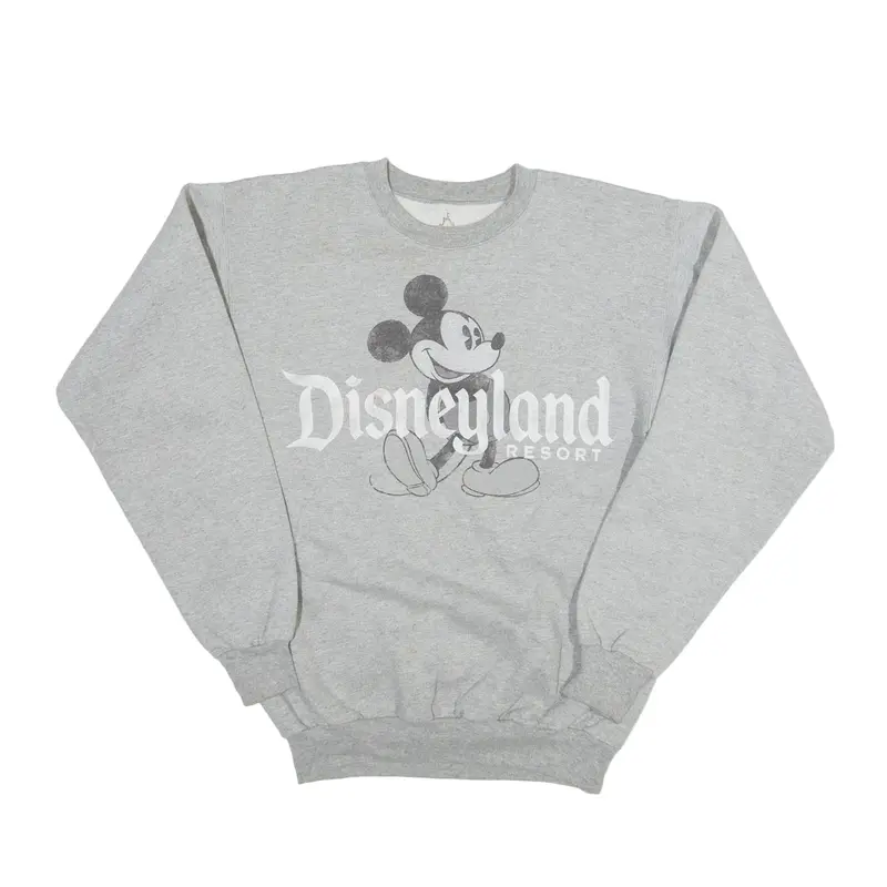 DISNEY Mickey Mouse Sweatshirt Grey Mens S