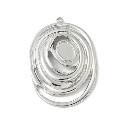 304 Stainless Steel Pendant Cabochon Settings