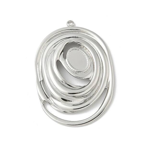 304 Stainless Steel Pendant Cabochon Settings