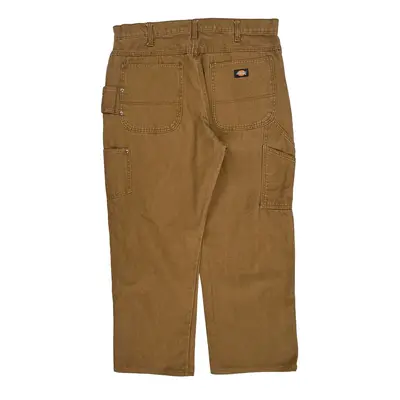 Dickies Carpenter Trousers - 36? Waist Brown Cotton
