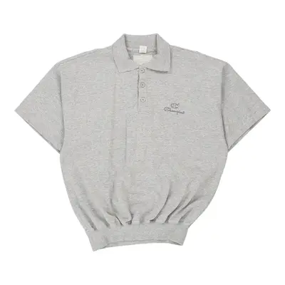 Champion Polo Shirt - XL Grey Cotton