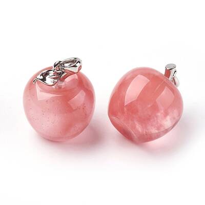 Watermelon Stone Glass Pendants