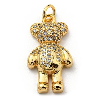 Brass with Cubic Zirconia Pendants