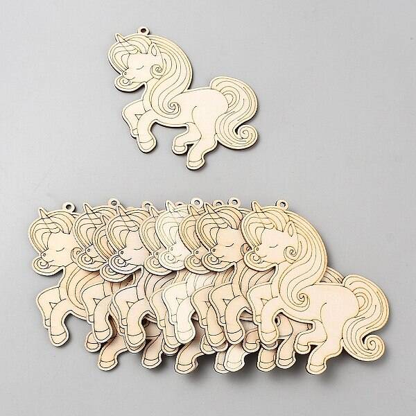 Unicorn Unfinished Wood Pieces