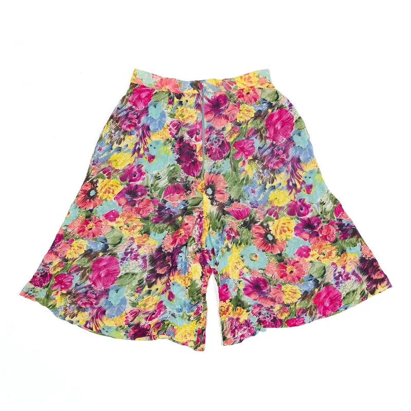 MIC Shorts Pink 80s Regular Floral Casual Womens XXS W25