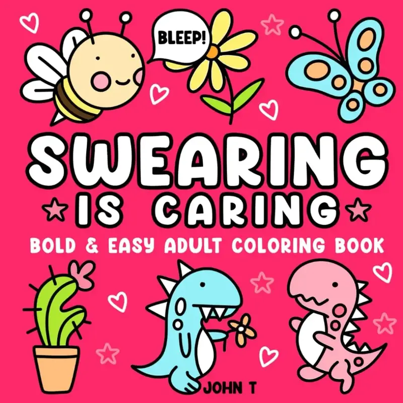 Mother’s Day Gift: - Swear Word Coloring Book for Adults: Bold and Easy Designs for Stress Relief and Relaxation, Fun Anti-...