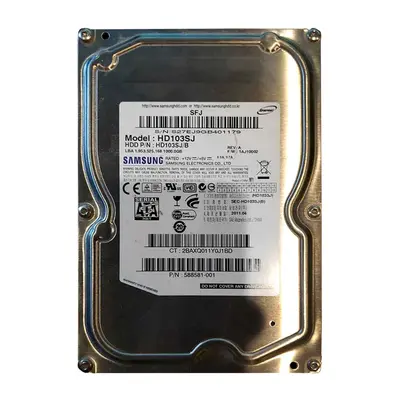 588581-001 HP 1TB 3Gb/s SATA 7200 3.5-inch 32MB Hard Drive