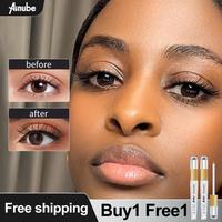 Ainube LashGrow Eyelash Growth Serum – Natural Lash Enhancer for Longer, Thicker Lashes | Plant-Based Formula with Ginseng ...