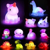 Cute Lihgt-up toys, dinosaur mermaid animal model toys, glow in the water toys, luminous toys for Kids Ages 4-8, Make Fun poo...