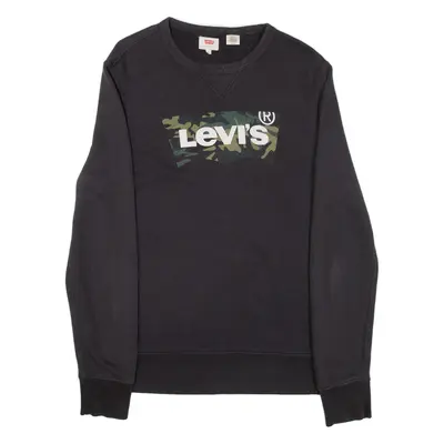 LEVI'S Mens Sweatshirt Black S