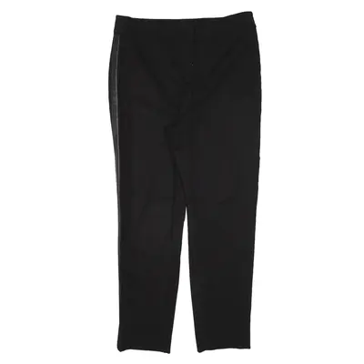 CALVIN KLEIN Trousers Black Regular Tapered Womens W32 L27