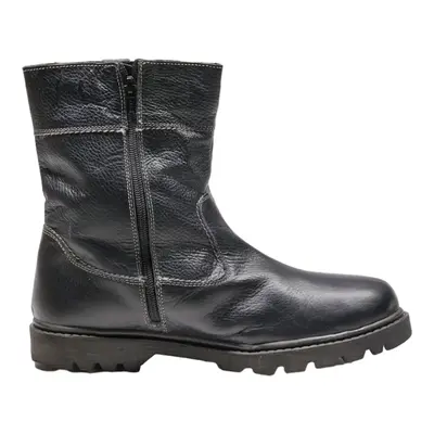 LIVERGY Ankle Boots Black Leather Womens UK 10
