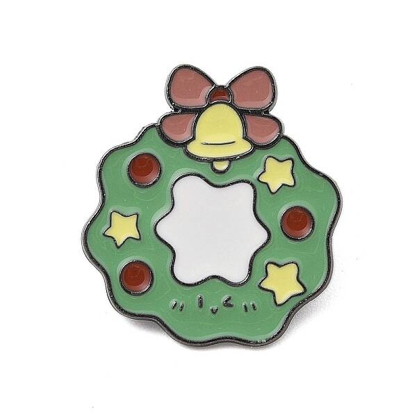 Christmas Theme Zinc Alloy Enamel Pin Brooch for Backpack Clothes