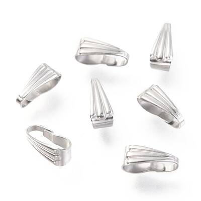 Non-Tarnish 304 Stainless Steel Snap on Bails