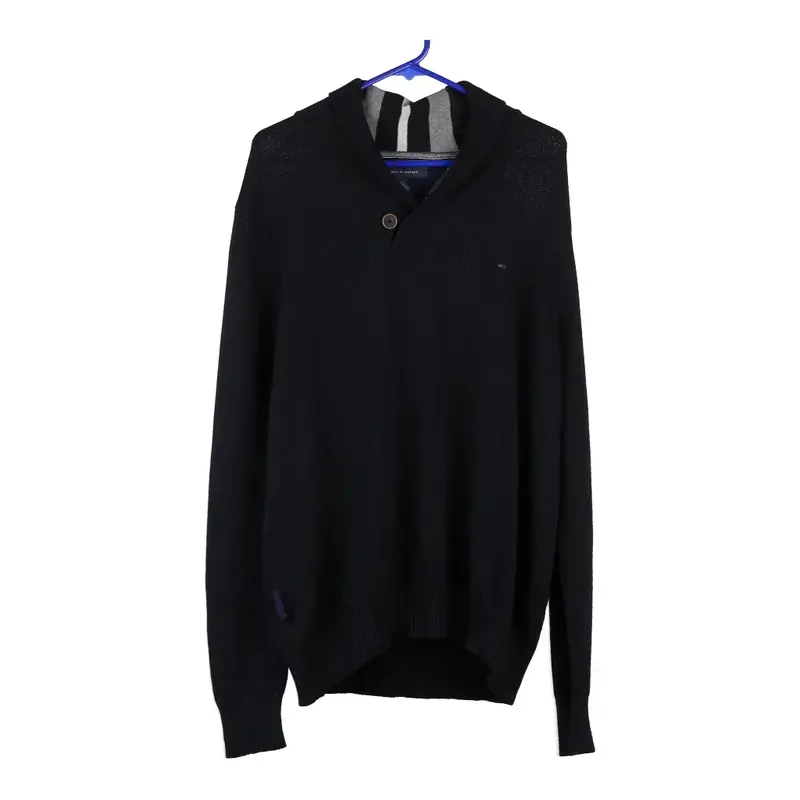 Tommy Hilfiger Jumper - Large Black Cotton