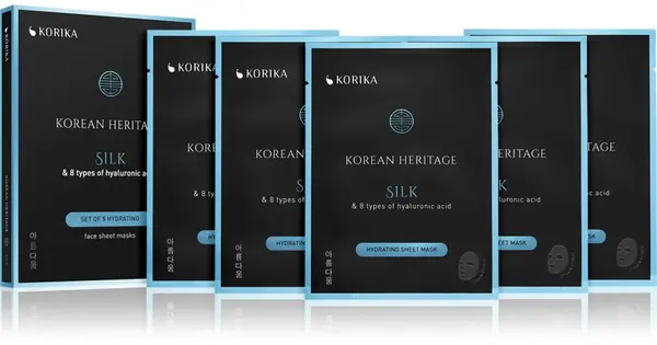 KORIKA Korean Heritage Set of 5 Hydrating Face Sheet Masks