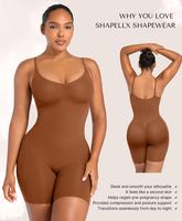 Womenswear Shorts Bodysuit for Women Tummy Control Shapewear Seamless Sexy Butt Lifting Workout Bodycon