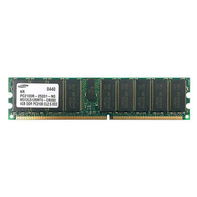 M312L5128MT0-CB0 Samsung 4GB DDR-266MHz RDIMM 2Rx4 CL2.5 Memory