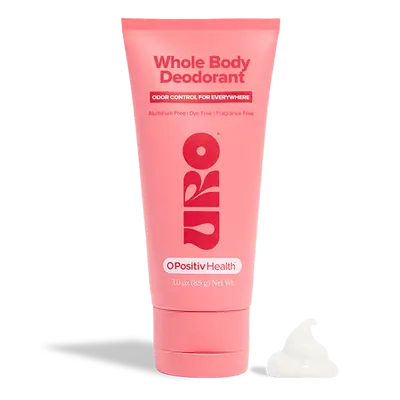URO Whole Body Deodorant - Odor Control, Moisture Control, Anti-Chafing – 3 Oz Tube