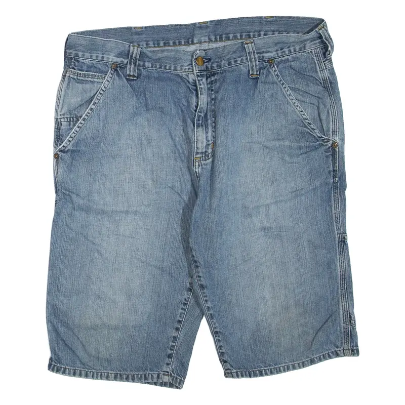 CARHARTT Mens Denim Shorts Blue M W34